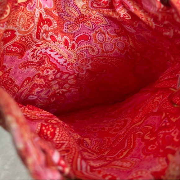 Vera Bradley Orange Sherbet String Backpack - Picture 6 of 8